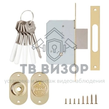 Замок врезной с крестовым механизмом секретности
 157 F G-0