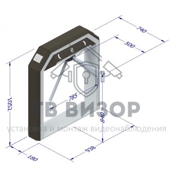 Электронная проходная
 STR-04E (GR04E)-2