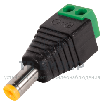 Коннектор
 РАЗЪЕМ TS DC штекер питания с клеммной колодкой, под винт, LUX-0