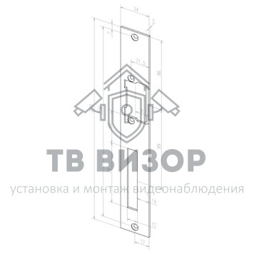 Планка ответная
 EFF-EFF 03302-04-0
