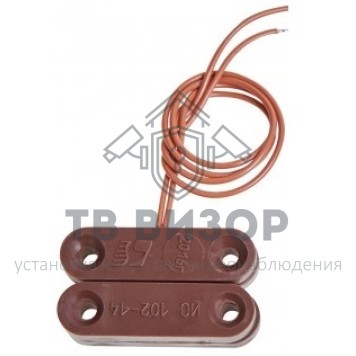 Извещатель охранный магнитоконтактный
 ИО 102-14 коричневый-0