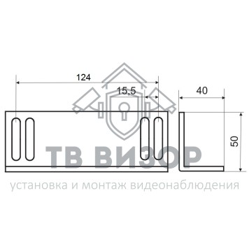 Уголок монтажный L-образный
 Уголок М1-200 (серый)-0