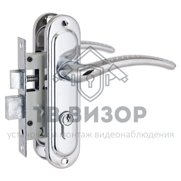 Замок врезной цилиндровый с ручками
 СТАНДАРТ 132/50 CP-0