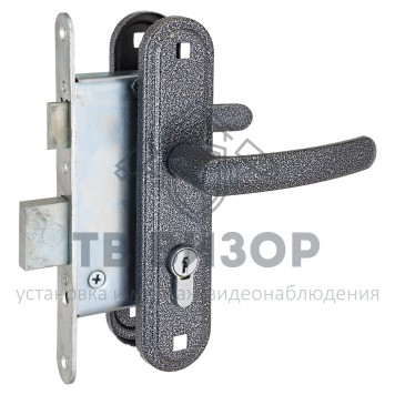 Замок врезной цилиндровый с ручками
 СТАНДАРТ Россия ЗВ4-7.02С серебро-0