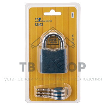 Замок навесной
 АВАНГАРД ВС2Л-70 БЛЮЗ d10мм Замок навесной (24,6)-1