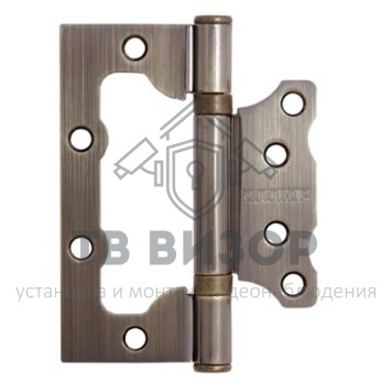 Петля накладная (без врезки)
 АЛЛЮР 100х75 2BB AB-0