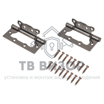 Петля накладная (без врезки)
 АЛЛЮР 100х75 2BB AB-0