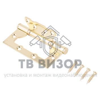 Петля накладная (без врезки)
 СТАНДАРТ 100х75х2,5мм 2BB BP-0