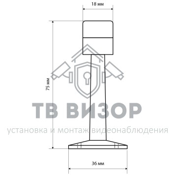 Упор дверной
 СТАНДАРТ 3055 SN-1