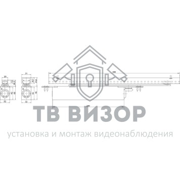 Доводчик дверной
 Boxer EN2-4 (серебро)-1