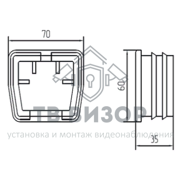 Заглушка
 SGN.01.600-2