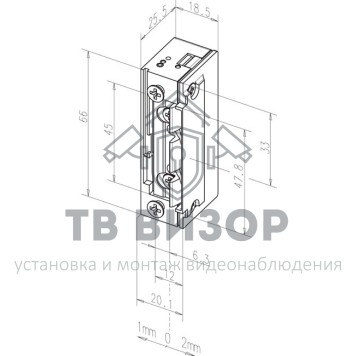 Защёлка электромеханическая
 EFF-EFF 118.13------A71-1