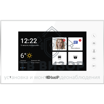 Монитор видеодомофона
 AQ-07LA WHITE-0