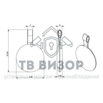 Бесконтактный брелок
 PW-Tag-1