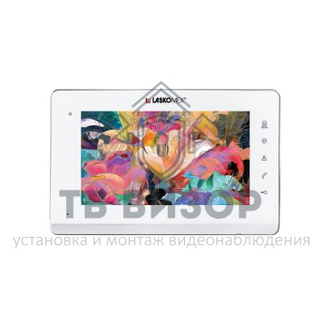 Монитор видеодомофона
 E-1260 M/Wt/Si/L белый с серебристой металлической рамкой, серебристая полоса-0