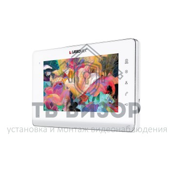 Монитор видеодомофона
 E-1260 M/Wt/Si/L белый с серебристой металлической рамкой, серебристая полоса-1