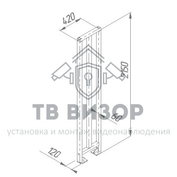 Ограждение полноростовое
 Ограждение полноростовое 420 (арт. ВЗР 2342.01-04)-1