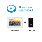 Комплект видеодомофона
 AIR CW WiFi