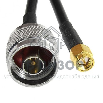 Переходник для антенны
 N-male 1 метр / 5D-FB - SMA-male-1