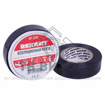 Лента изоляционная
 Изолента 19 мм х 25 м, черная (упак. 5 роликов) REXANT (09-2206)-0