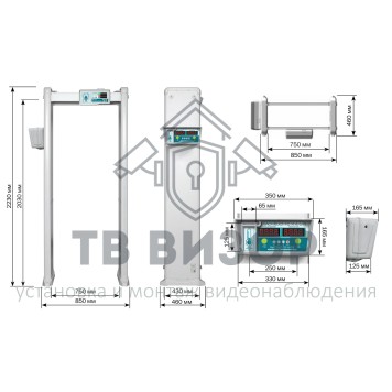 Арочный металлодетектор
 Блокпост РС И 4-1