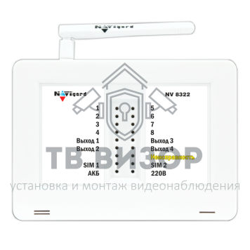 Прибор приёмно-контрольный
 NV 8322 GSM сигнализация-0