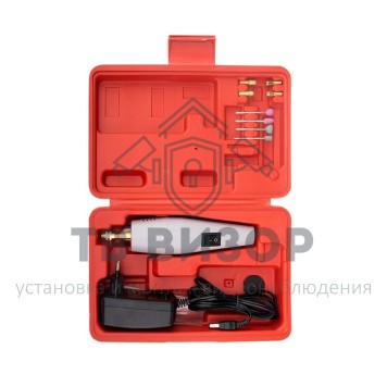 Мини-дрель
 Дрель (гравер) REXANT 12000 об/мин, 12 Вт, 10 насадок, в кейсе (12-4451)-2