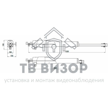Привод для распашных ворот
 ATS30AGS (801MP-0050)-1