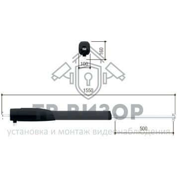 Привод для распашных ворот
 ATS50DGS (801MP-0080)-2