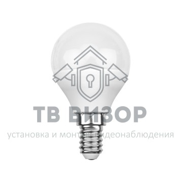 Лампа
 604-037 ∙ Лампа светодиодная Шарик (GL) 9,5 Вт E14 903 лм 2700 K теплый свет REXANT-0