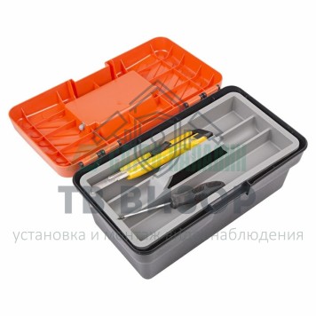 Ящик  пластиковый для инструмента  Proconnect 285х155х125мм (12-5003-4) 
 Ящик  пластиковый для инструмента  Proconnect 285х155х125мм (12-5003-4)-1
