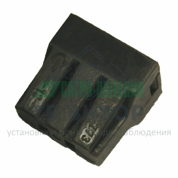 Клемма
 Экспресс-клемма с пастой, 6-проводная до 2,5 мм², серая (50 шт/уп) (773-306) REXANT (07-3060)-2