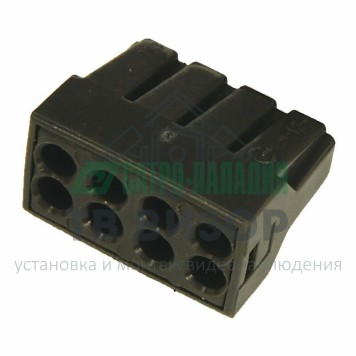 Клемма
 Экспресс-клемма с пастой, 8-проводная до 2,5 мм², серая (773-308) REXANT (07-3080)-2