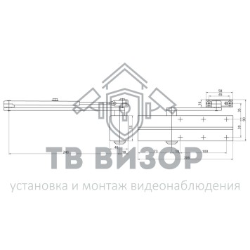 Доводчик дверной
 DC140-0---DEV1 (cеребро)-1