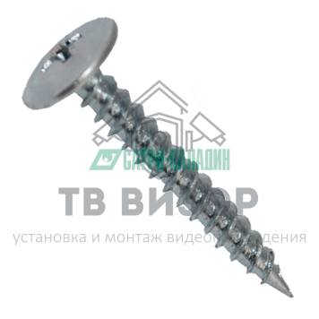 Саморез
 Саморезы 4,2х32 полусфера-прессшайба, цинк 500 шт-0