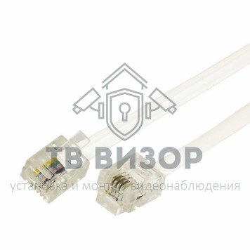 Шнур
 Телефонный удлинитель  3М  белый  REXANT (18-3031)-0
