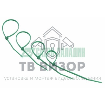 Стяжка
 Хомут nylon 150 х 3.0 мм 25шт зеленый  REXANT (07-0153-25)-0