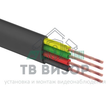 Кабель
 Телефонный кабель ШТЛП REXANT 4 жилы Cu, черный, бухта 100 м (01-5109)-0