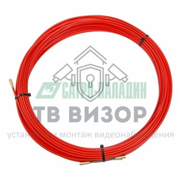 Протяжка
 Протяжка кабельная (мини УЗК в бухте), стеклопруток, d=3,5мм, 30м КРАСНАЯ (47-1030)-0