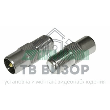 Переходник
 ПЕРЕХОД  гнездо F - штекер TV  REXANT (05-4303)-0