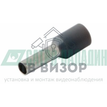 Наконечник
 НАКОНЕЧНИК ШТЫРЕВОЙ ВТУЛОЧНЫЙ изолированный (НШВИ  F-9мм)  4мм²  (СЕ040010grey)  серый  REXANT (08-0821)-0