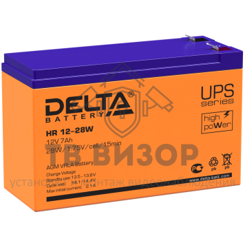Аккумуляторная батарея
 Аккумулятор 12В 7 А∙ч (HR12-28W)-0