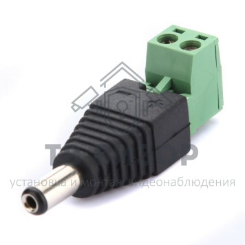 Коннектор
 РАЗЪЕМ TS DC штекер питания с клеммной колодкой, двухсекционный-0
