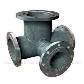 Крест флянцевый с пожарной подставкой
 ППКФ 250*300-1