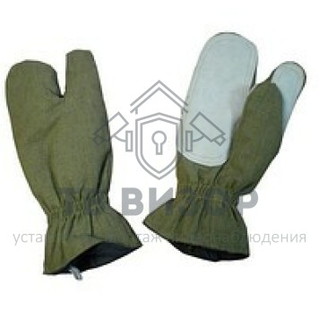Снаряжение
 Рукавицы с крагой утепленные-1