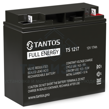 Аккумуляторная батарея
 Аккумулятор 12В 17 А∙ч (TS 1217)-0