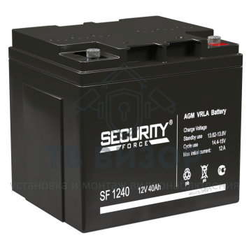 Аккумуляторная батарея
 Аккумулятор 12В 40 А∙ч (SF 1240)-0