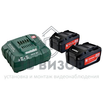 
 Basic-Set 4.0 (2 акк 4.0Ач 18В+ЗУ ASC 30-36) (685050000)-0