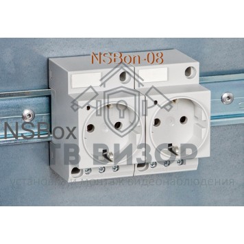 Розетка на DIN-рейку
 NSBon-08-0