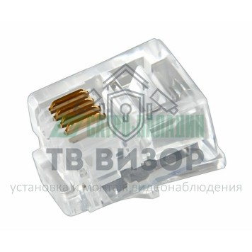 Коннектор
 Джек телефонный  6P4C  REXANT (05-1012)-0